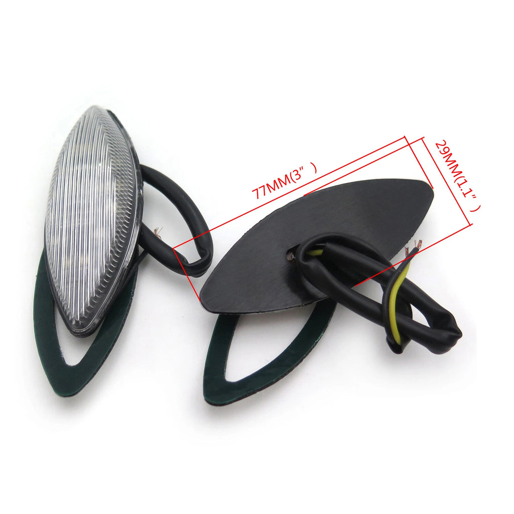 Mirror block base plate turn signal lens for Kawasaki ZX14 ZX14R (2006–2007)