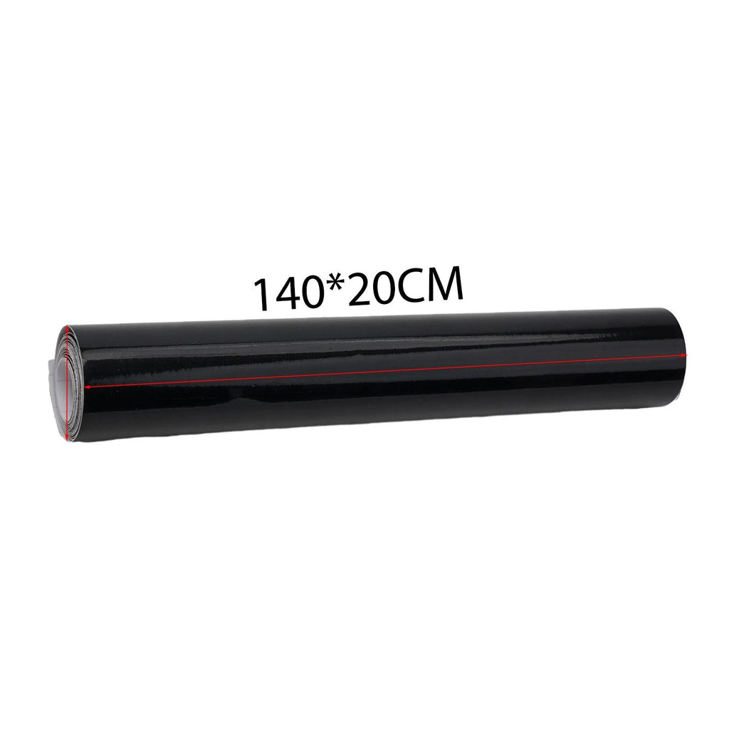 Sun Strip Visor for Car Van Windshield (140x20cm) Matte Black Vinyl