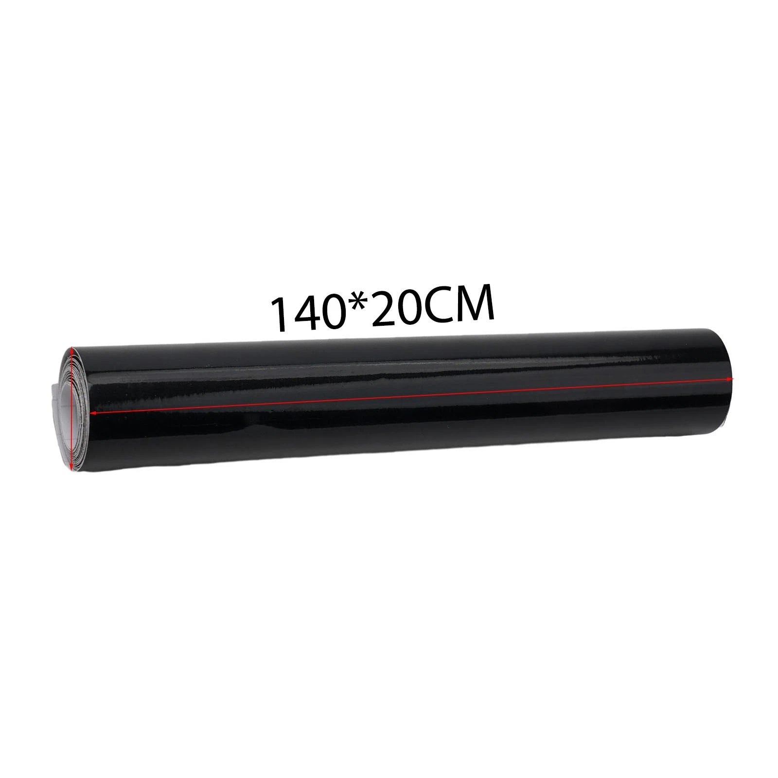 Sun Strip Visor for Car Van Windshield (140x20cm) Matte Black Vinyl