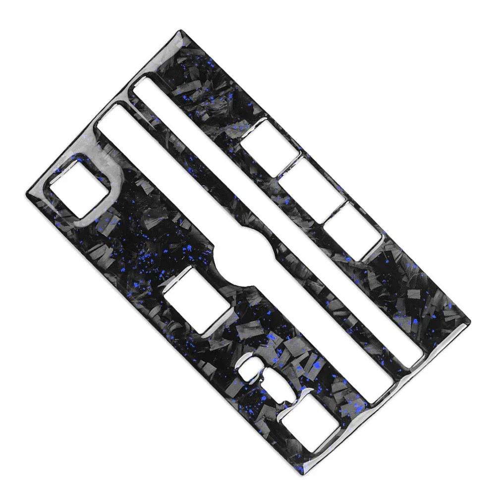 Forged Blue CD Panel Frame Cover Trim for Infiniti Q50 Q60 (2014-2019)