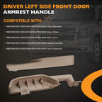 Front Left Driver Side Door Armrest Handle for Chevy Suburban GMC Cadillac (1999–2006)