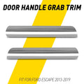 Front Door Handle Trim for Ford Escape (2013â2019) Silver/Black