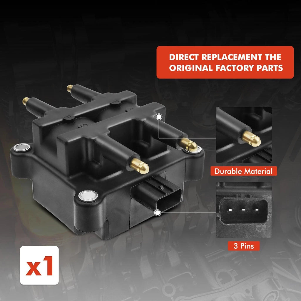 Ignition Coil & Iridium Spark Plugs for Subaru Impreza (1997–1998)