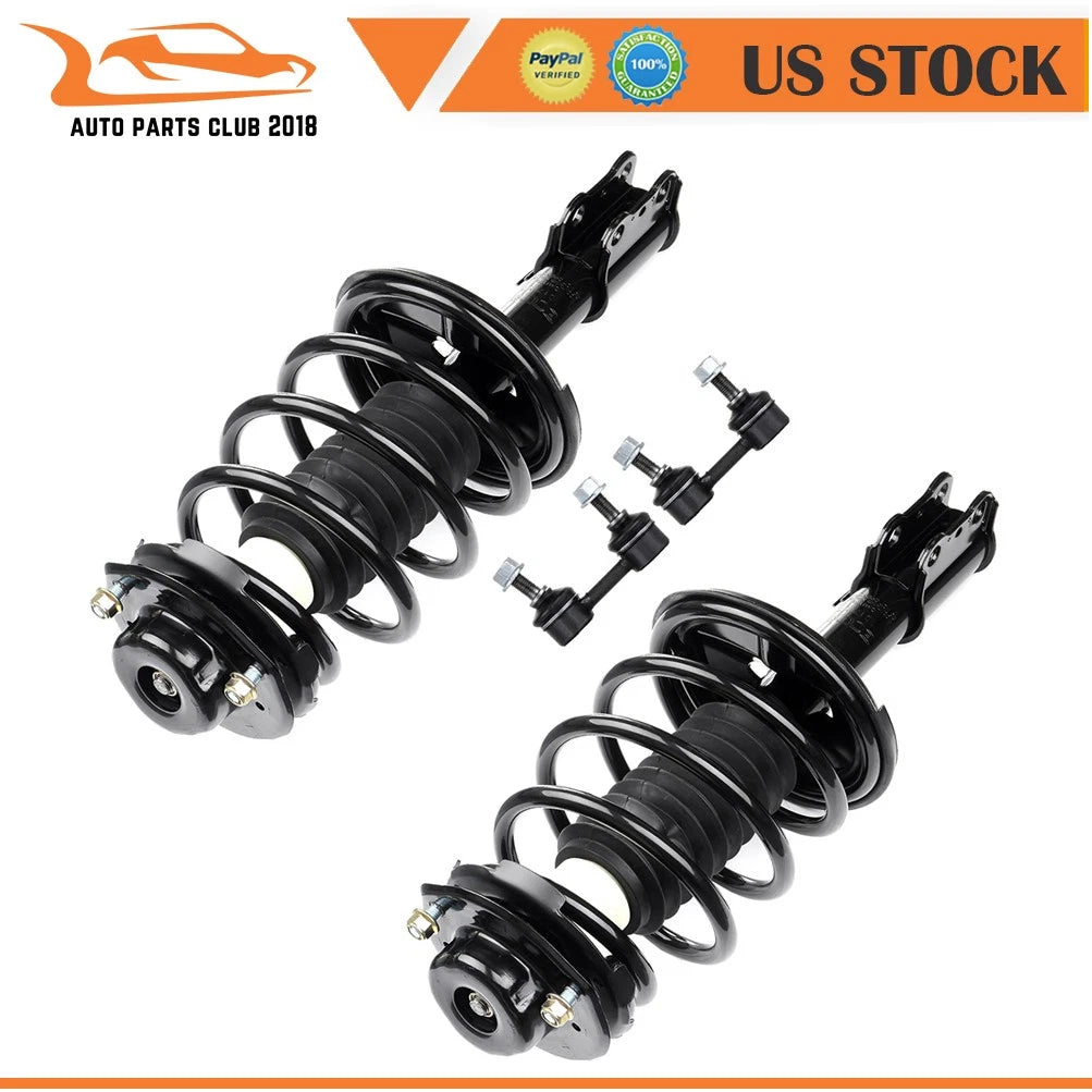 Front Strut Assemblies & Sway Bar Link Kit for Toyota Camry (1995–1996)
