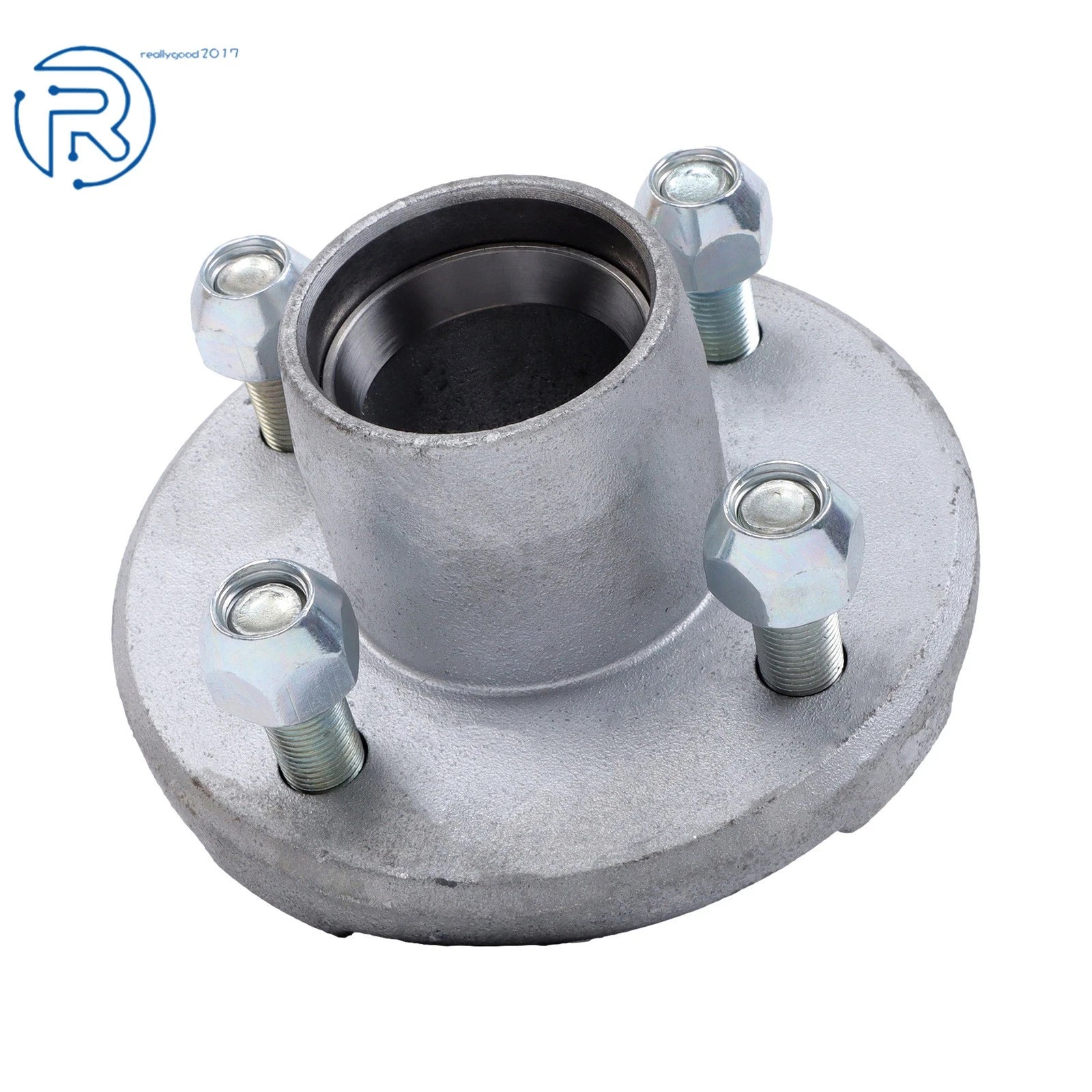 Set of 2 Trailer Hub Kits for 2000 lbs Axles (4 Lug, 4 on 4")