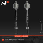 2X Front Inner Tie Rod Ends for Benz C300 C350 C63 AMG E300 (2015–2021)