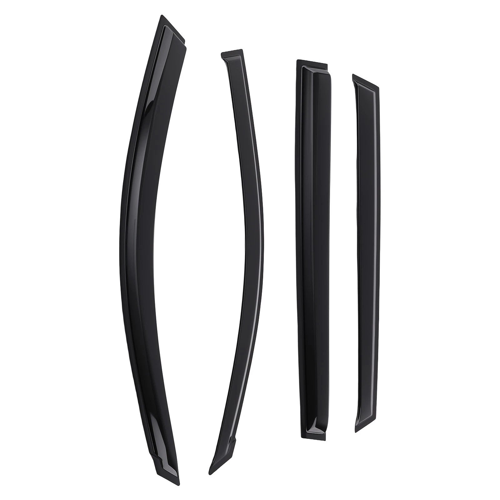 Set of 4 Window Visor Rain Guards for Toyota RAV4 (2006–2012) Black Tinted