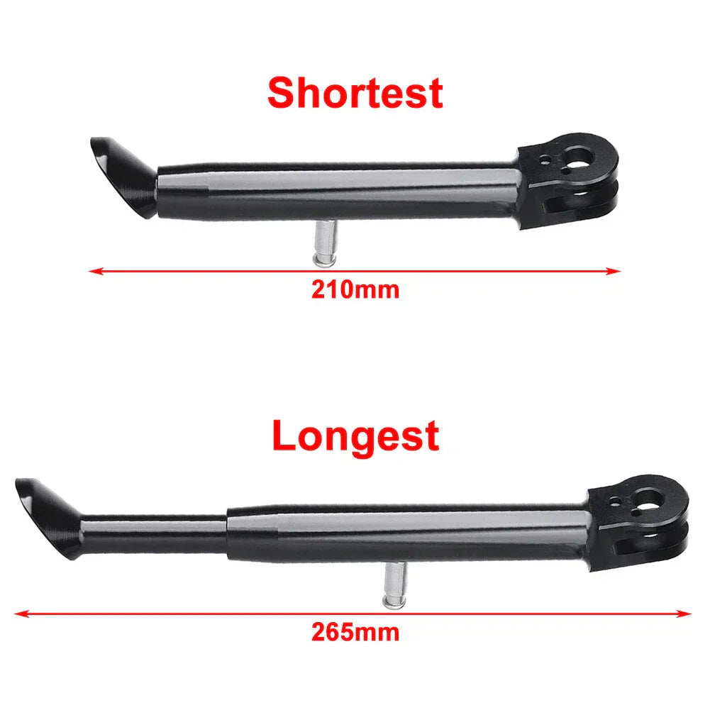 Black Adjustable Side Kick Stands for Honda CBR250R CBR600RR CBR1000RR (2011-2019)
