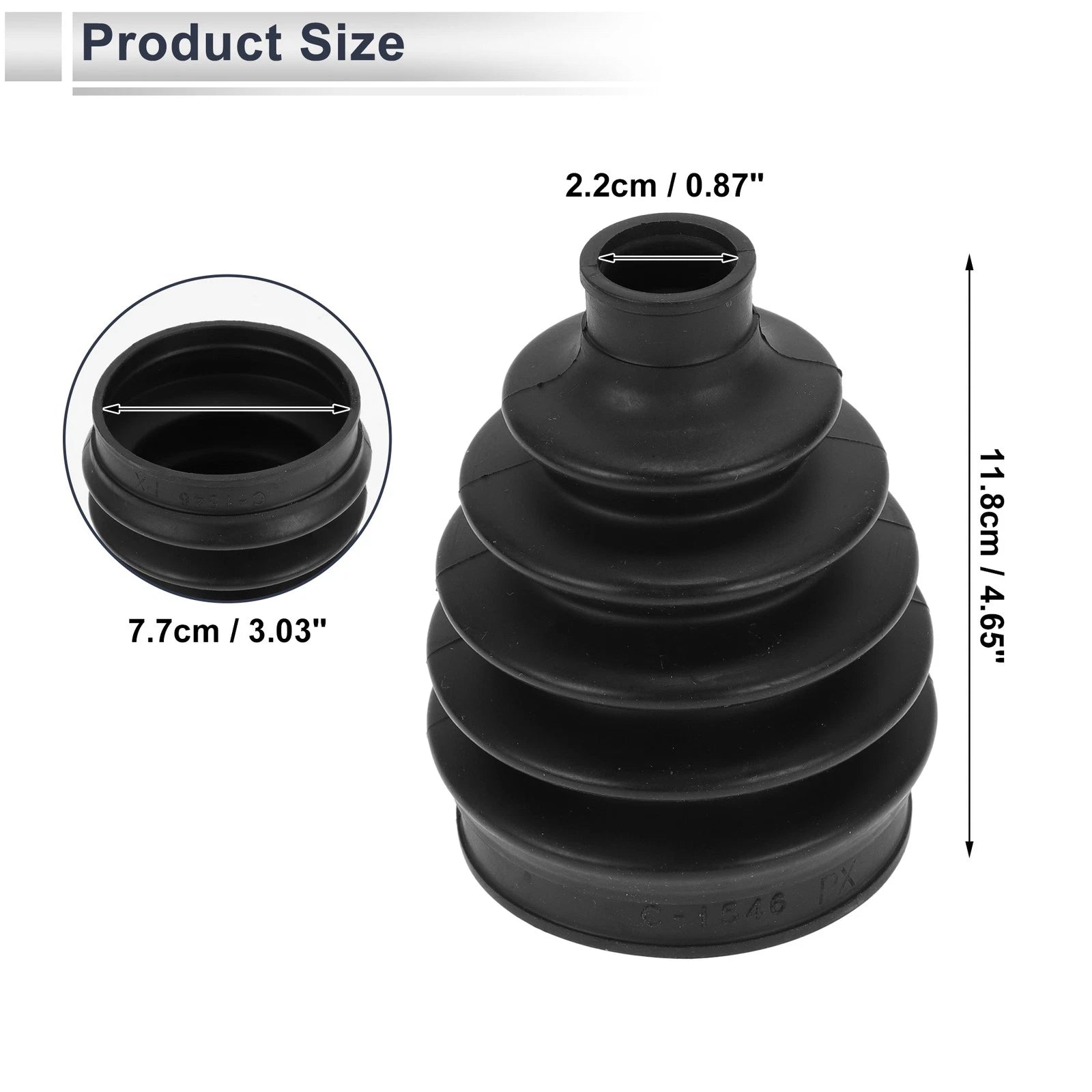 Outer CV Joint Boot Kit with Clamps for Mazda 5 (2012–2015) No.FP1022530