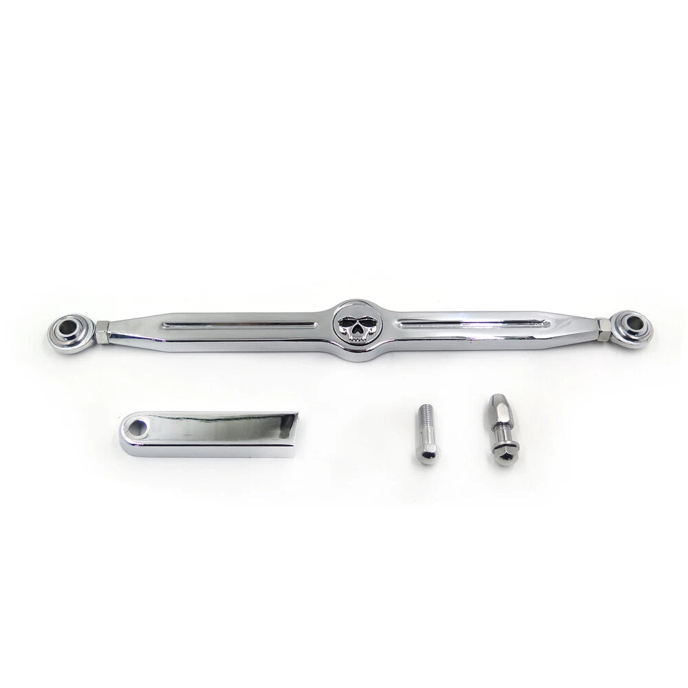 Chrome Gear Shift Linkage Skull for Harley Road King (1994–2015) Softail (1986–2015)