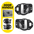 Pair Inner Door Handle for Chevrolet HHR (2006–2011) Chrome + Black