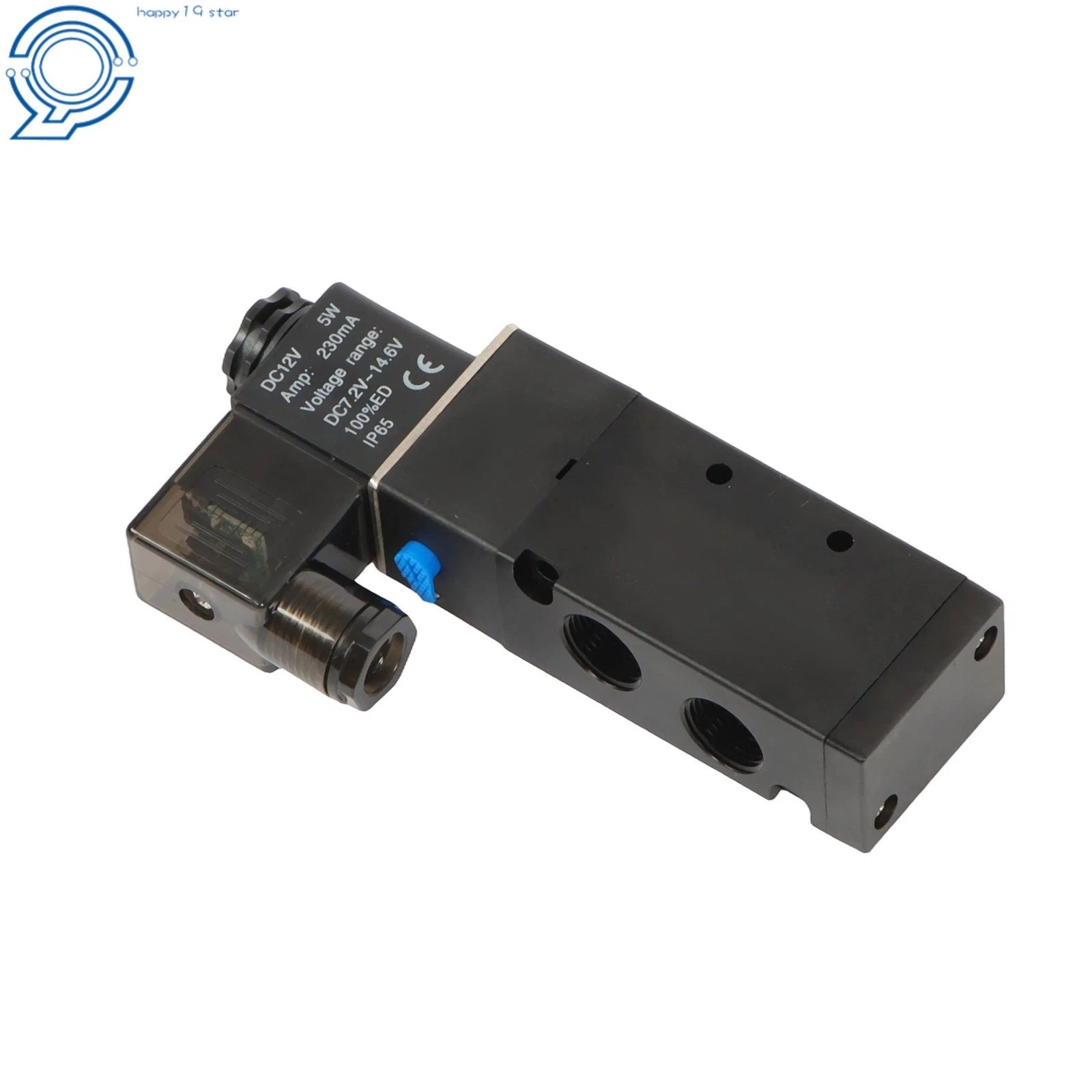 3/8" 5 Way 12V DC Solenoid Valve for Air Control (NPT)