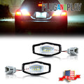 Bright White LED License Plate Lights for Honda Civic Acura MDX ILX 