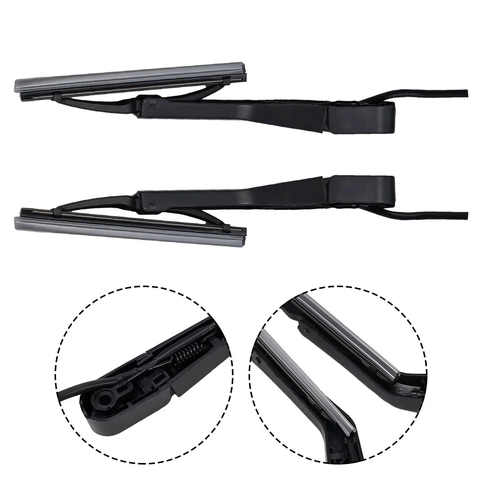 2 x Headlight Wiper for Mercedes W126 (1979–1991)