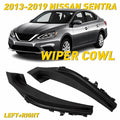 2X Windshield Wiper Side Cowl Extension Cover Trim for Nissan Sentra (2013–2019)