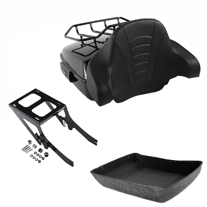 Chopped Trunk Pad Mount Rack for Harley Softail Heritage Classic (2018–2026)