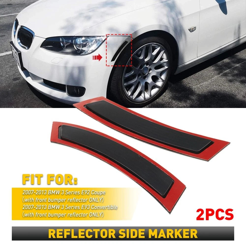 Smoke Front Bumper Reflector Light for BMW E92 Coupe/E93 Convertible (2007–2013)