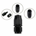 10AN Black Straight Swivel Hose End Fitting for CPE Oil & Fuel Lines (2020–2025)