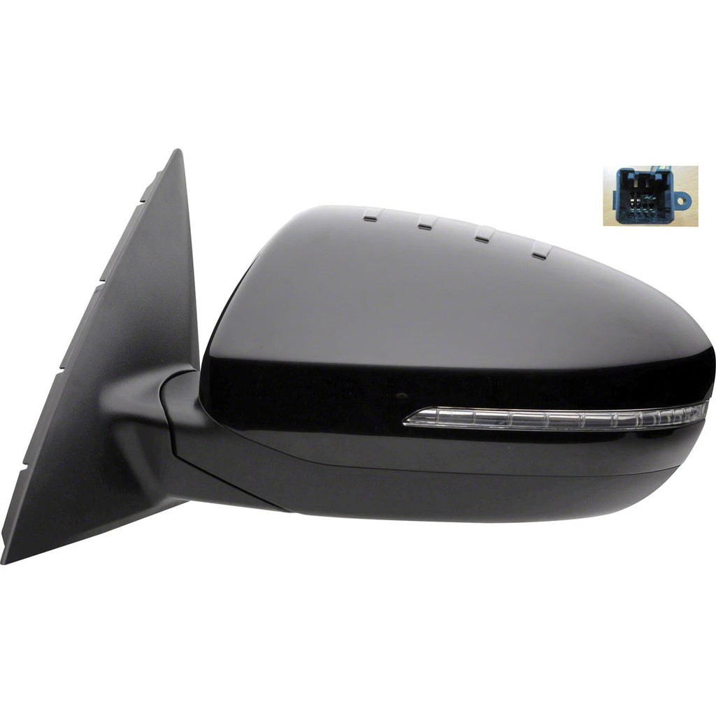 Power Mirror Replacement Driver Side Heated Glass for Toyota (2014–2016)
