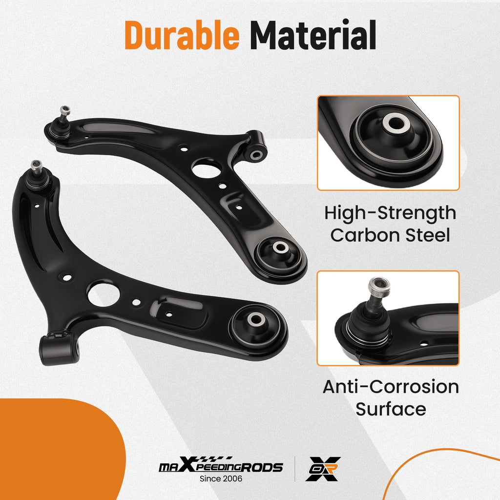 Front Lower Control Arms with Ball Joints for Kia Forte Koup (2014-2018)