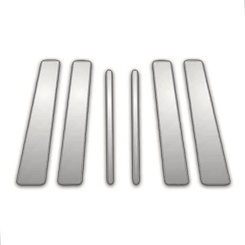 Chrome Pillar Post Covers 6Pc for Lincoln Continental (1995–2004)