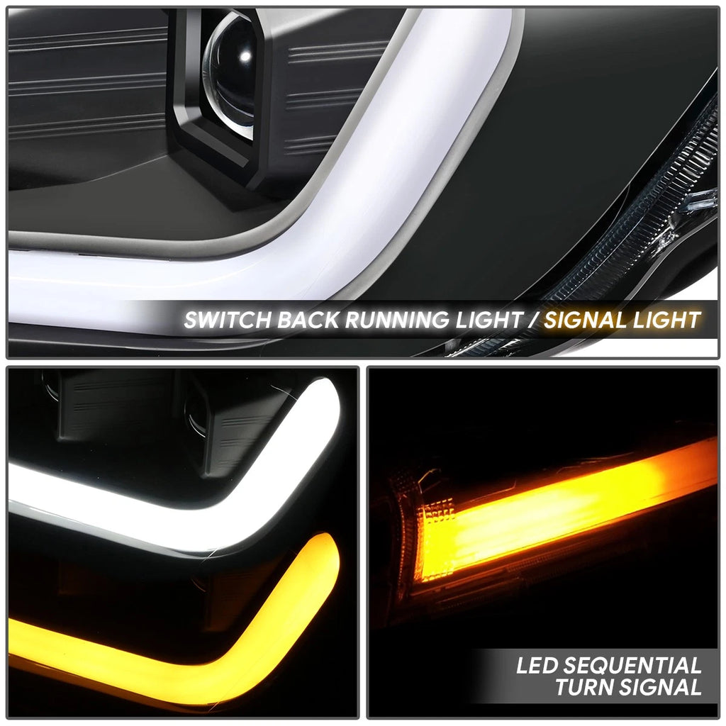 Switchback LED DRL Signal Projector Headlights for Ranger Lariat (2019–2023)