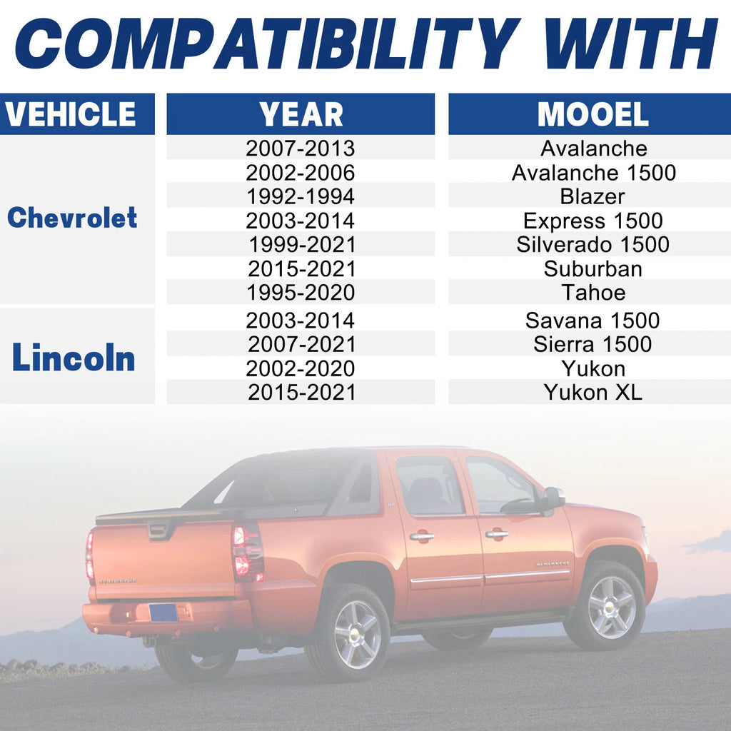 2" Hubcentric Wheel Spacers for Chevy Silverado Tahoe Sierra 1500 (1988-2020)