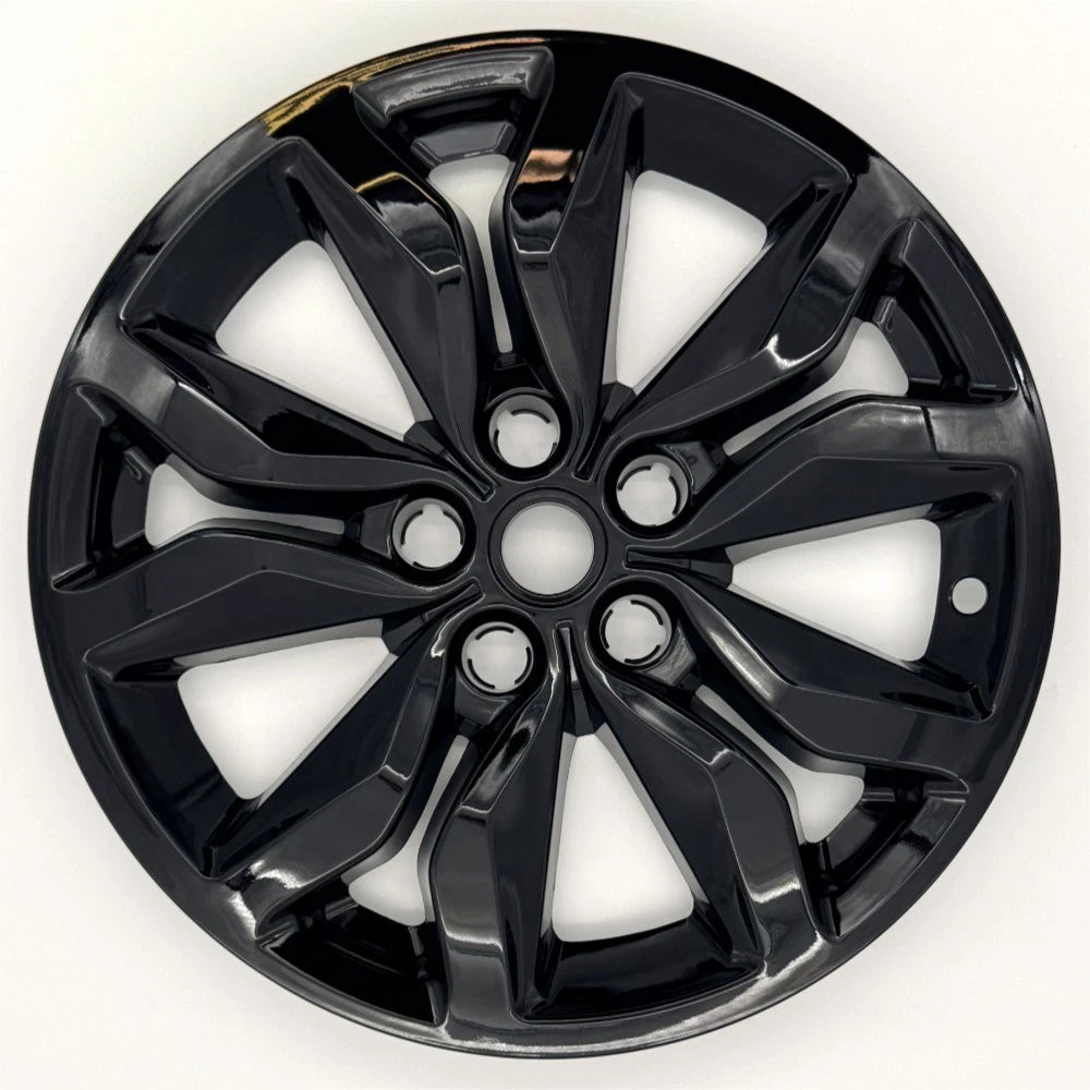 Wheel Skins Set of 4 Gloss Black Plastic for Chevy Impala (2016–2019)