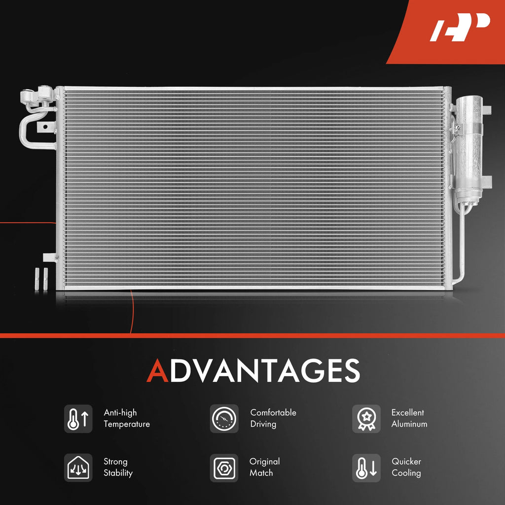 A/C Condenser with Bracket & Receiver Drier for Ford Escape (2017-2019)