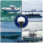 LED Stern Light for Boat Navigation (12V DC, USCG 2NM, 4 Inch)