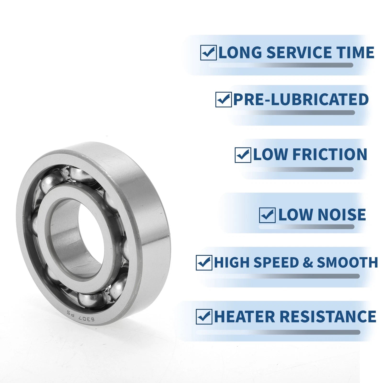 Deep Groove Ball Bearing 6307 for Scooter Skateboard Wheel (35x80x21mm)