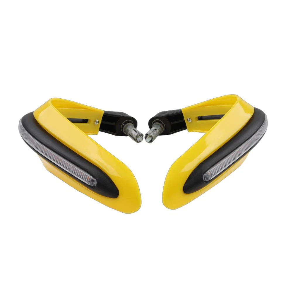 Set of 2 Universal 7/8" Handguards with LED Light for Dirt Bike ATV