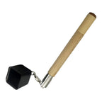 2X Professional Wooden Cue Chalk Holder with Needle Tip Billiards Tool