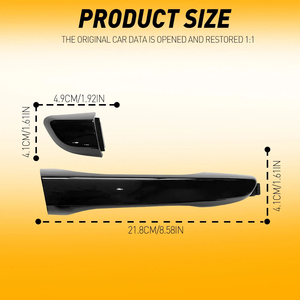 Rear Passenger Side Exterior Door Handle for Hyundai Elantra (2017â2020)