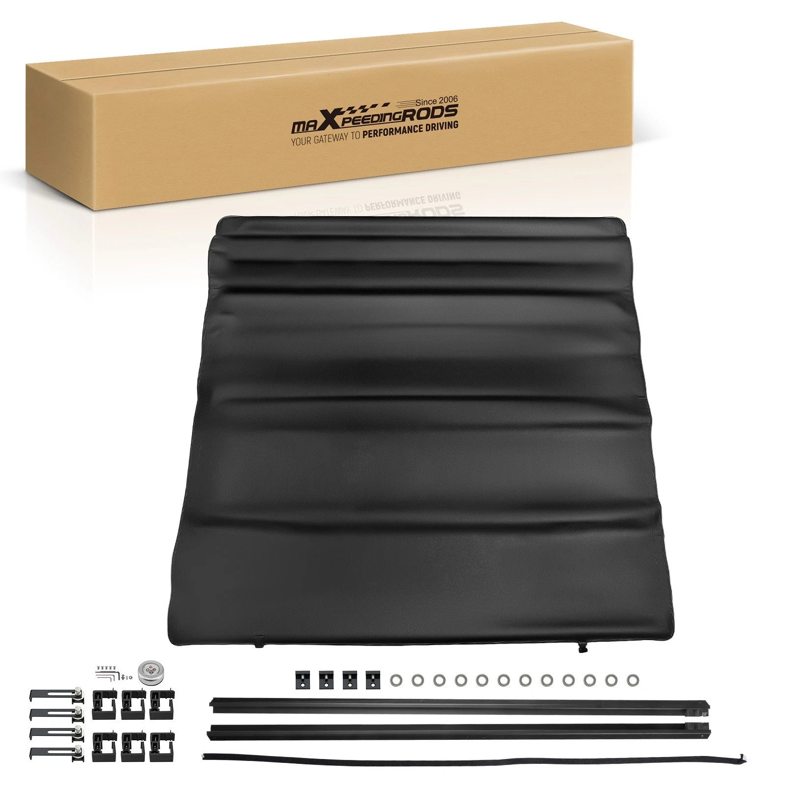 Tonneau Cover for Nissan Titan (2016-2024) with LED Lamp