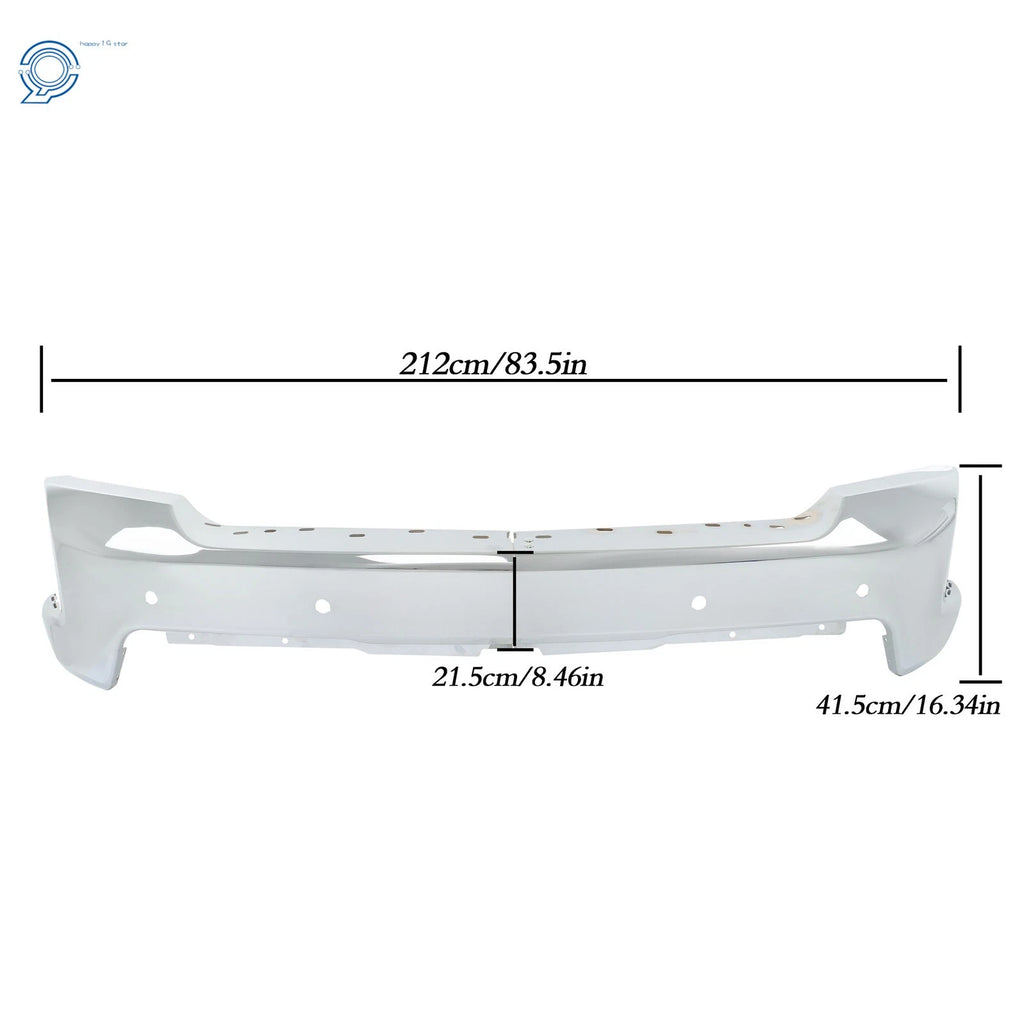Steel Front Bumper with Sensor Holes for Chevy Silverado 1500 (2019-2022)