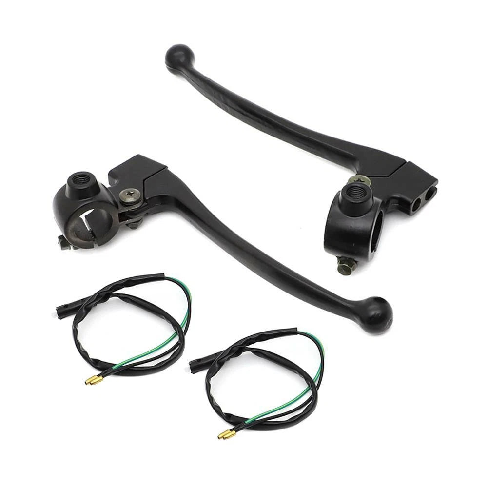 Brake Clutch Lever Set for Honda (All Models, 7/8" Perch) Black Alloy