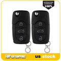 2 Key Fob Remote Shell Cases for Audi A4 Allroad Quattro (1997–2005)