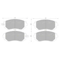 Front Disc Brake Pad Set for Subaru XV GP7 (2012-2017)