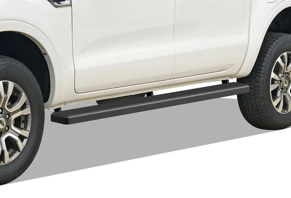 Running Boards for Ford Ranger SuperCrew Cab (2019–2026) - 5 Inch Matte Black