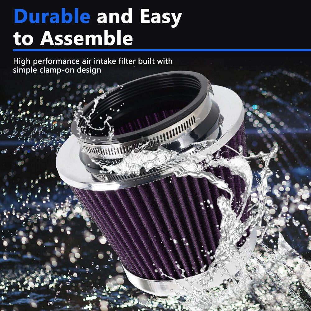 High Flow Inlet Dry Air Filter for Cold Air Intake Cone