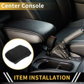 Console Lid Armrest Cover for Chevrolet (Microfiber Leather, Soft Foam)