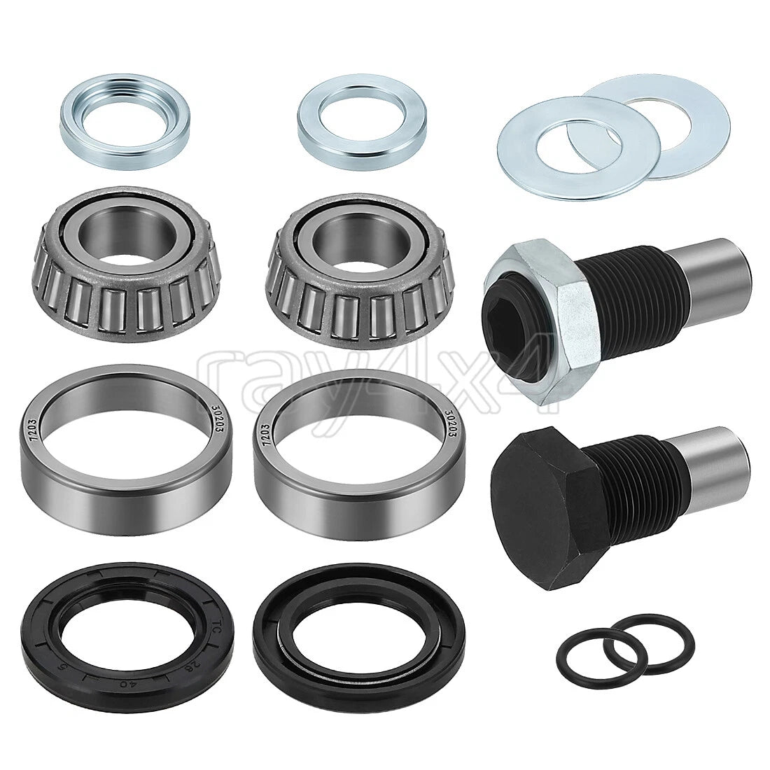 Swing Arm Bearing Seal Kit w/Shaft for Kawasaki KFX700 (2004–2009)