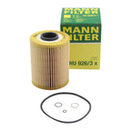 Mann Oil Filter Kit HU 926/3 X for BMW E34 E36 320 325i 325is 525i M3 Z3 (1982–2002)