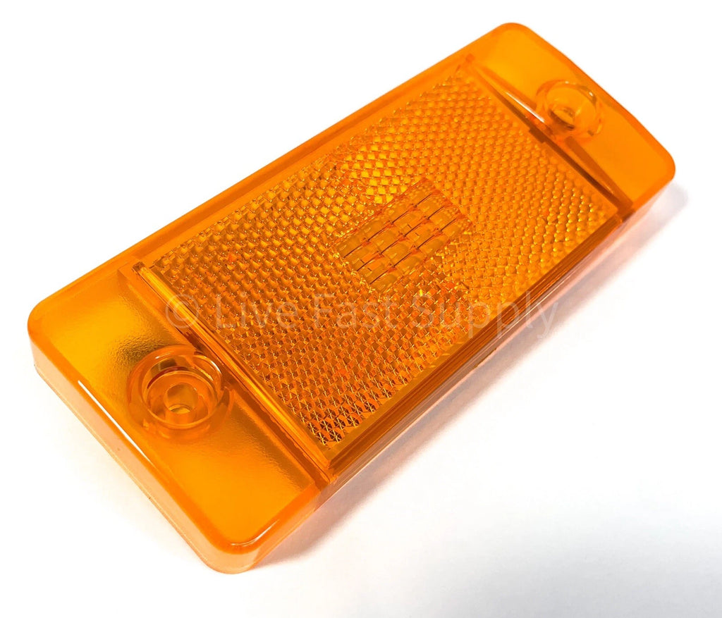 Amber LED Front Side Marker Lights Lamps for Ford Bronco (1970–1977)
