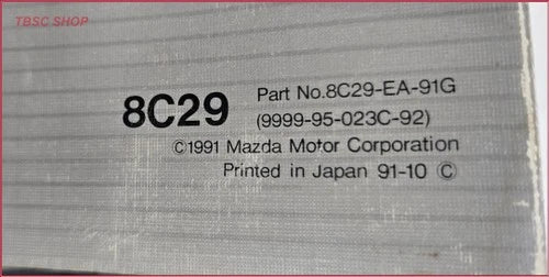 Owners Manual Collection for Mazda B Series (1992)