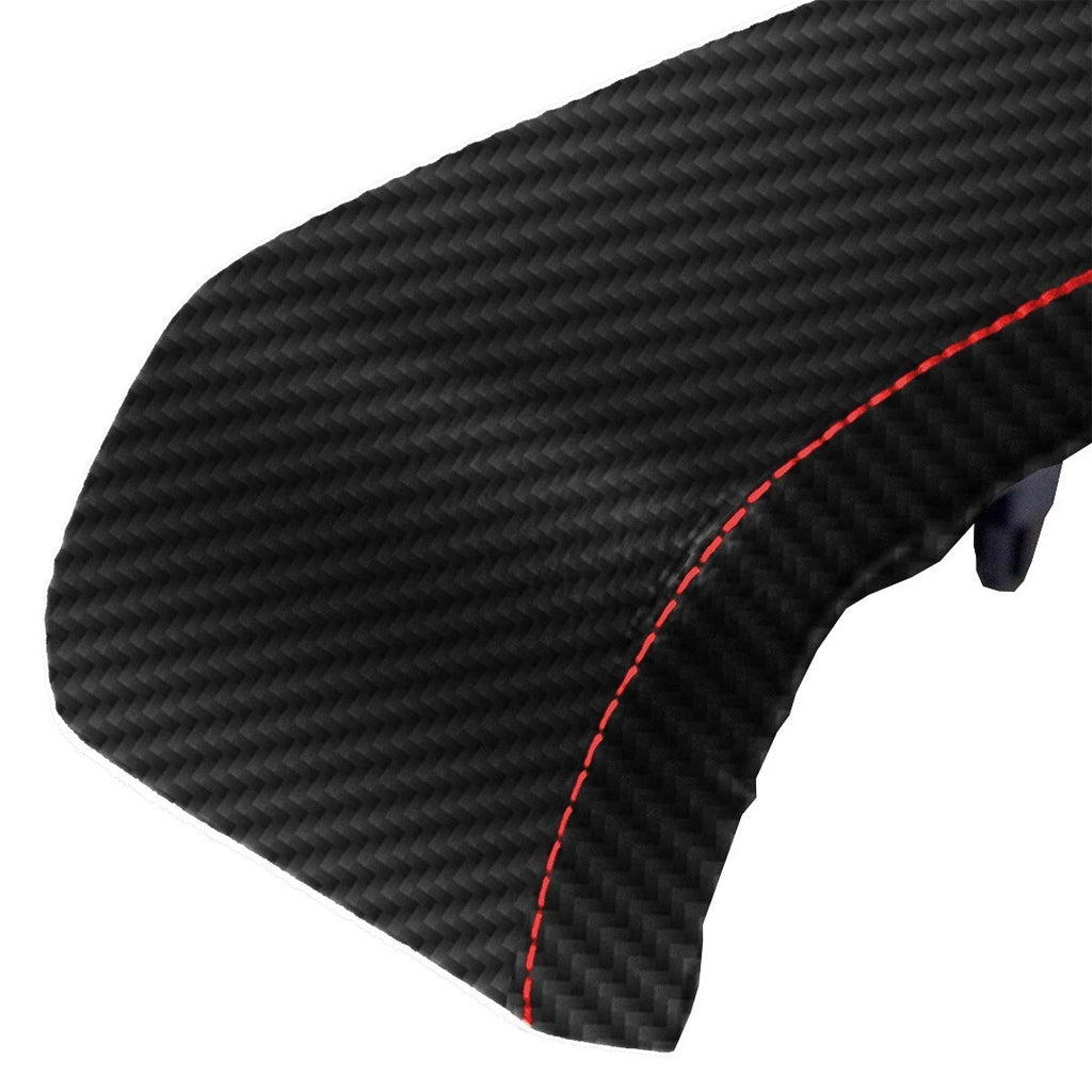 Console Armrest Lid Cover for Toyota Tundra (2014–2019) Red Stitch