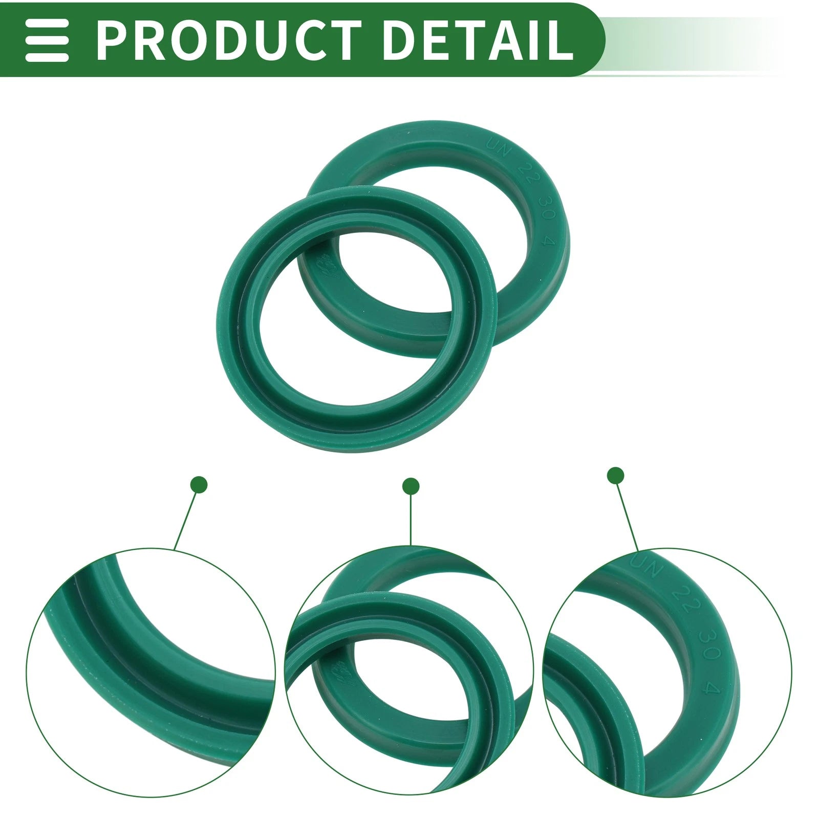 Set of 5 Oil Seal Ring 22x30x4mm for Rotary Shaft (High Pressure)