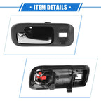 Interior Door Handle for Honda CR-V, Odyssey, Gray (1997-2001)