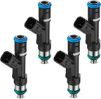 4x Fuel Injectors for Ford Fusion 2.5L (2010–2020) 0280158162 2-Terminal